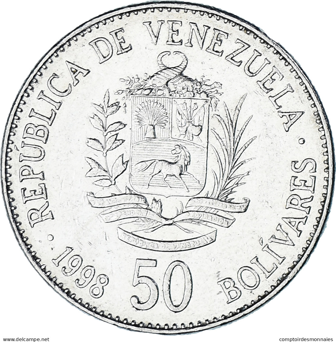 Venezuela, 50 Bolivares, 1998 - Venezuela