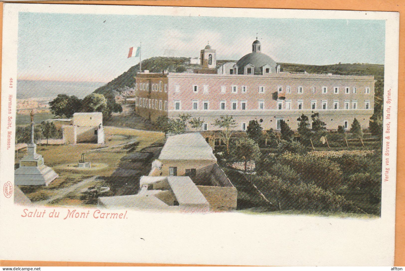 Mount Carmel Palestine 1905 Postcard - Palestine
