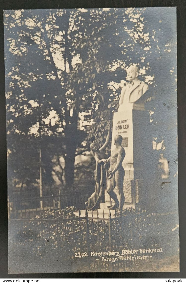 Austria, Kapfenberg Albert Böhler-Denkmal   R2/100 - Kapfenberg