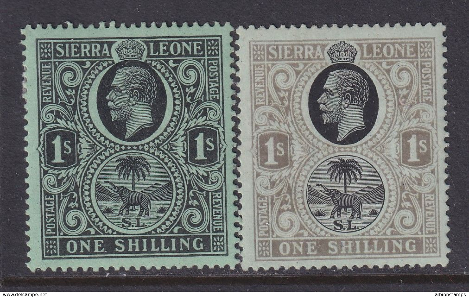 Sierra Leone, Scott 115 (SG 124-124a), MHR - Sierra Leone (...-1960)