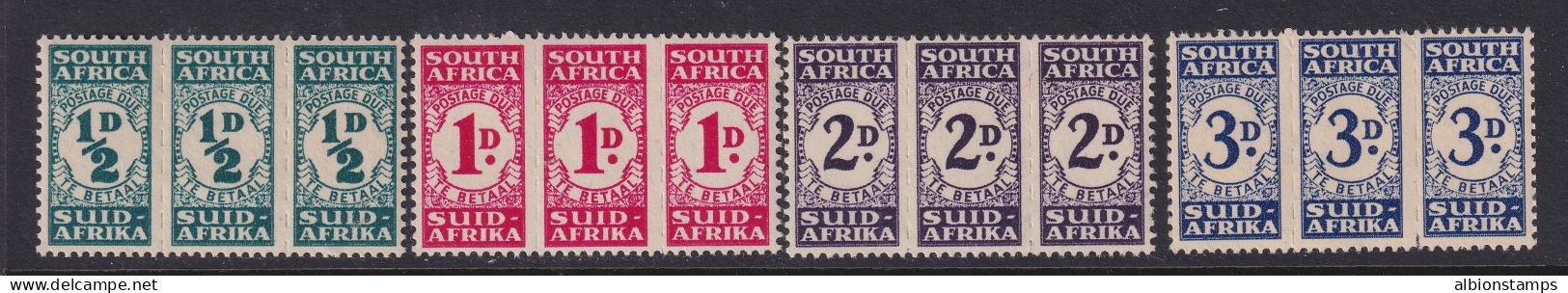 South Africa, Scott J30-J33 (SG D30-D33), MNH - Impuestos
