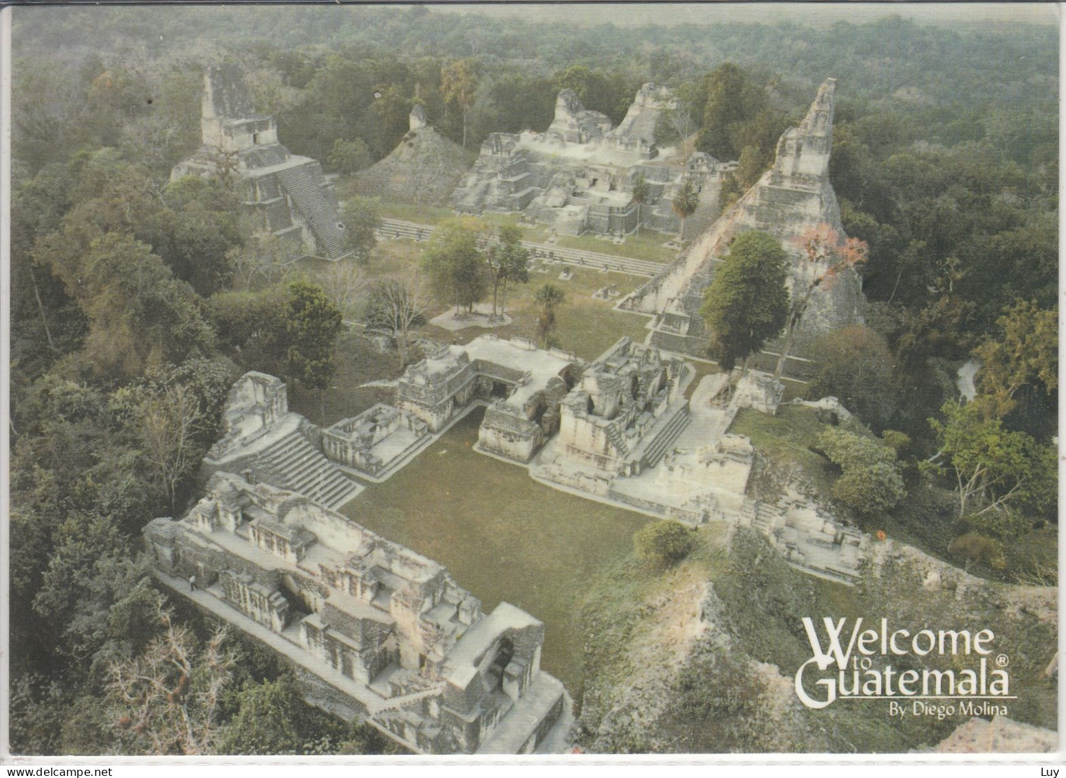 GUATEMALA, TIKAL - Acrópolis Del Norte Y Plaza Central, Air View,   Nice Stamp - Guatemala