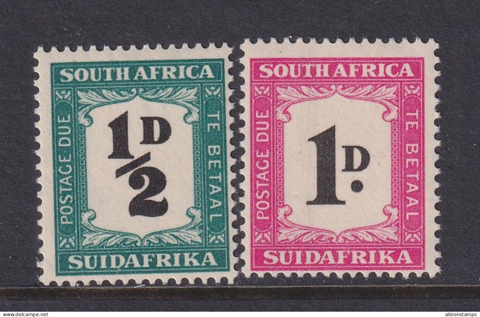 South Africa, Scott J34-J35 (SG D34-D35), MNH - Segnatasse