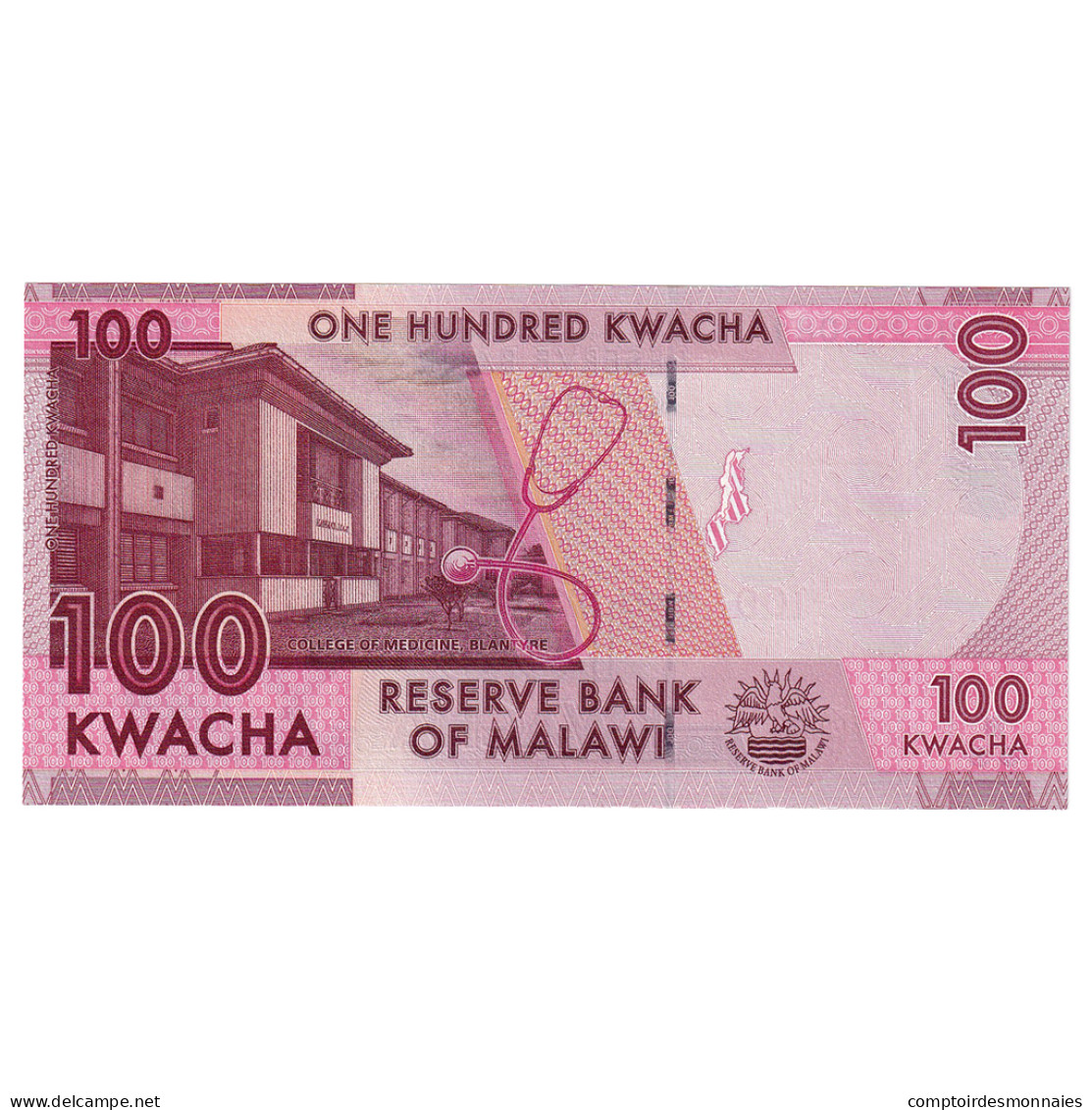 Billet, Malawi, 100 Kwacha, 2020, 2020-01-01, NEUF - Malawi