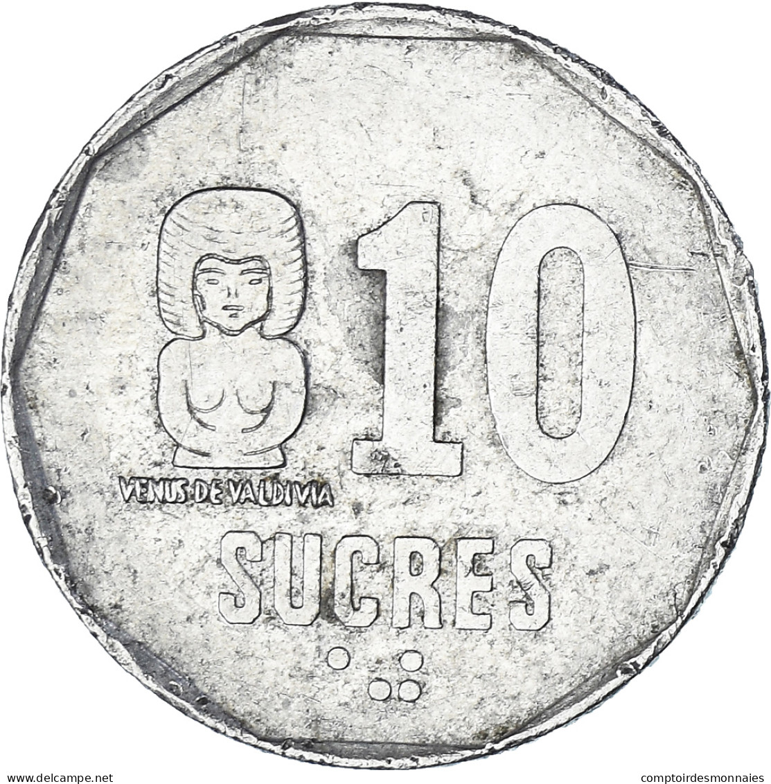 Équateur, 10 Sucres, Diez, 1988 - Equateur