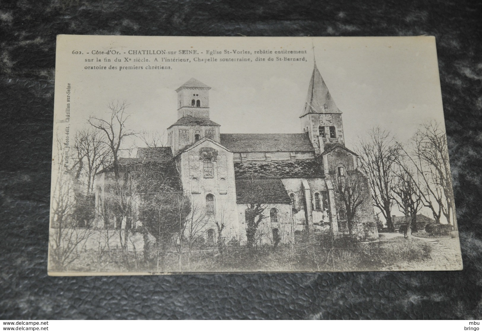 A3116  Cote D'Or  Chatillon Eglise St. Vorles    1917 - Chatillon Sur Seine