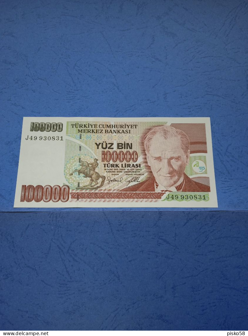 TURCHIA-P206 100000L 1999 UNC - Turquie