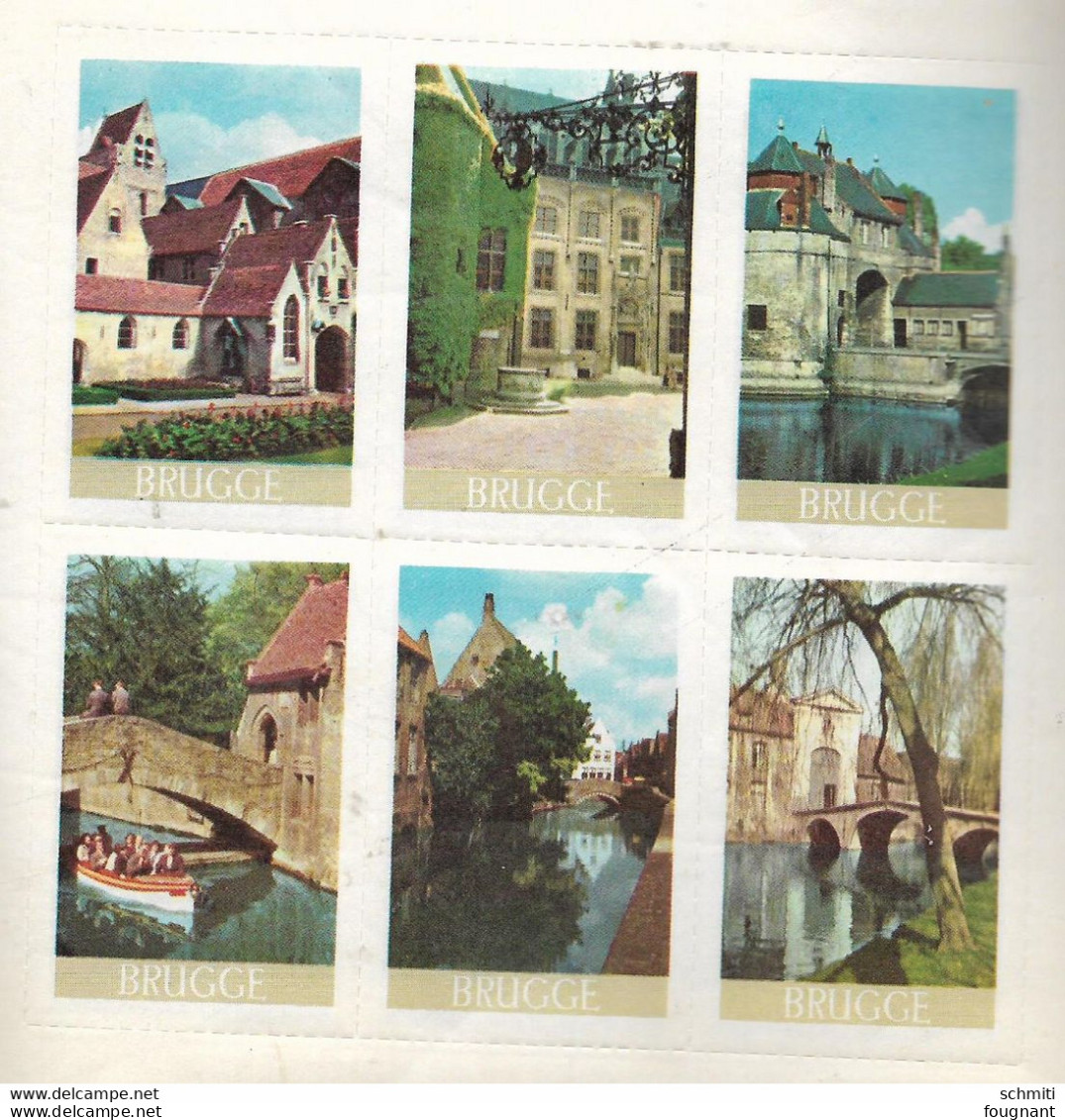 BRUGGE, ZEEBRUGGE:Timbres,vignettes,Picture Stamps ,Verschlussmarken - Parfait état -(2 Exemplaires à 5€ - Vignettes De Fantaisie