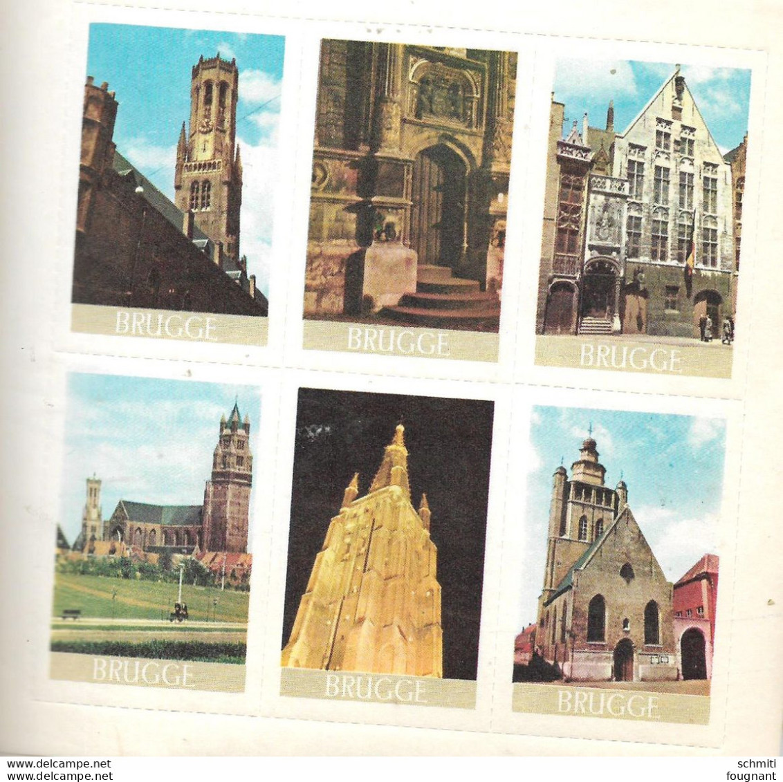 BRUGGE, ZEEBRUGGE:Timbres,vignettes,Picture Stamps ,Verschlussmarken - Parfait état -(2 Exemplaires à 5€ - Vignettes De Fantaisie