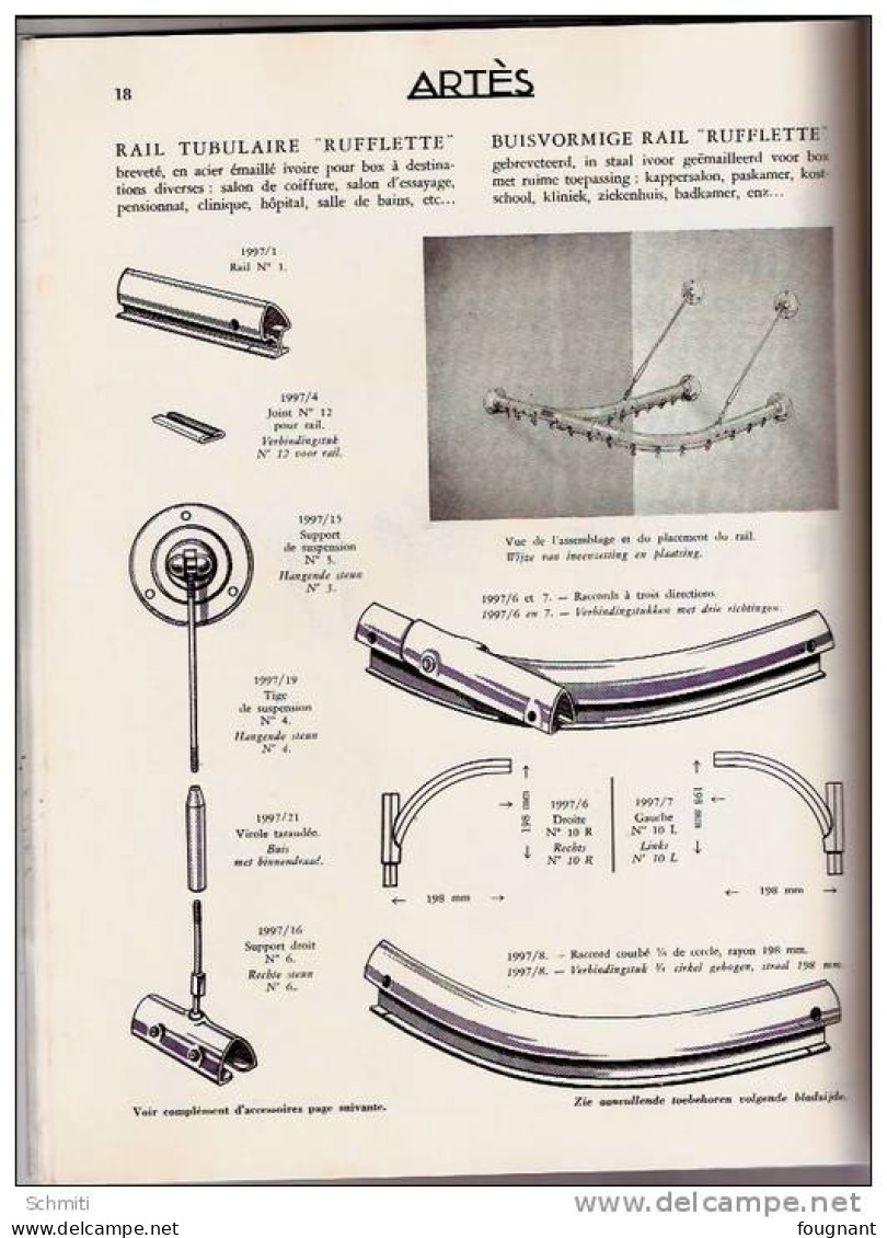 Catalogue ARTES; Quincaillerie-supplément 1959-29 pages-(21cm.26 cm