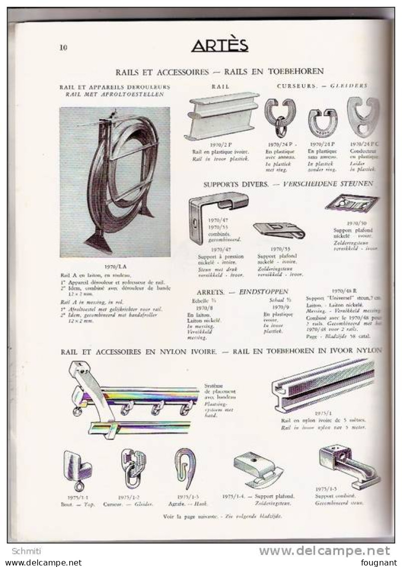 Catalogue ARTES; Quincaillerie-supplément 1959-29 pages-(21cm.26 cm