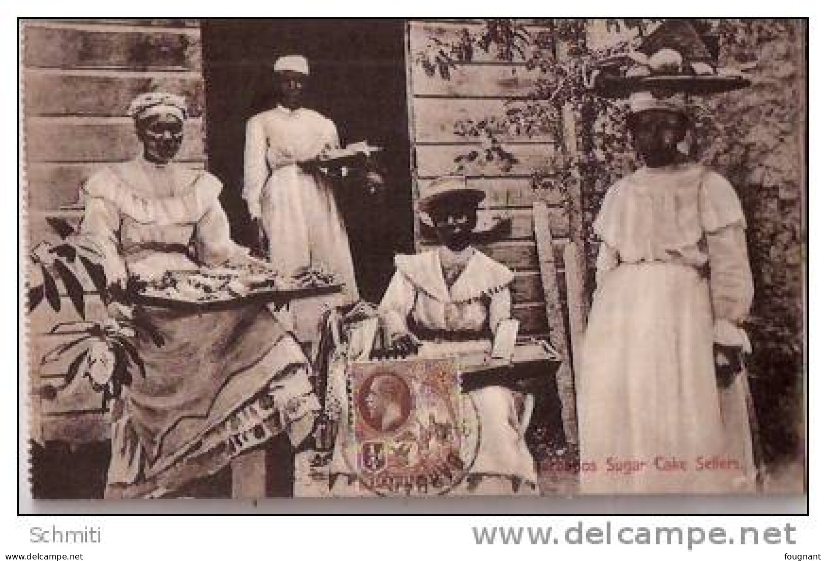 -BARBADES 4 ,Marchandes De Cakes Et Sucreries -"Suger Cakes Sellers-écrite Mais Sous Enveloppe - Barbados