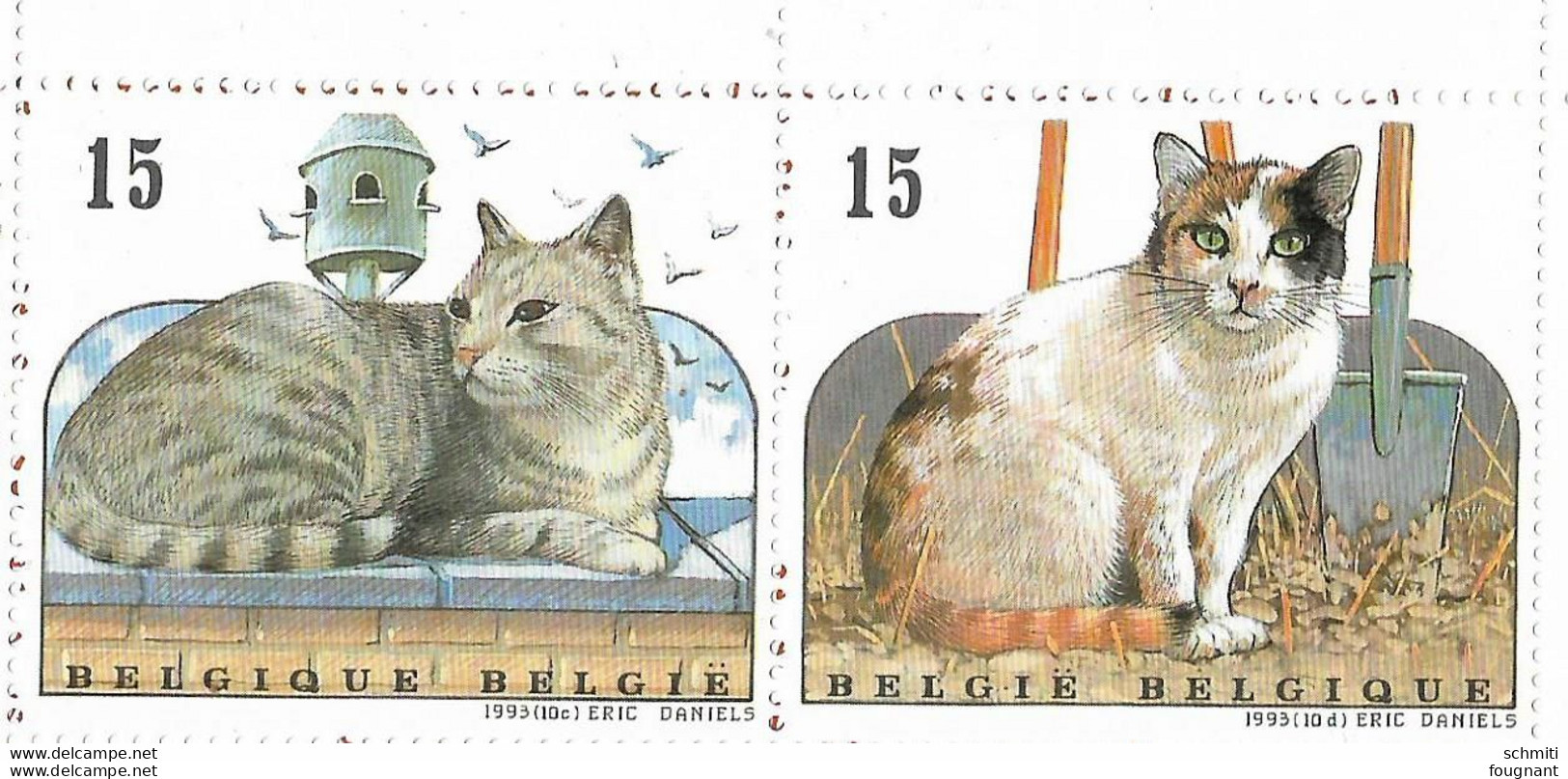 -Année 1993,Carnet Des 4 Chats, Neuf Sans Charnière.Toujours Bon à L'affranchissement De Courriers - Chats Domestiques