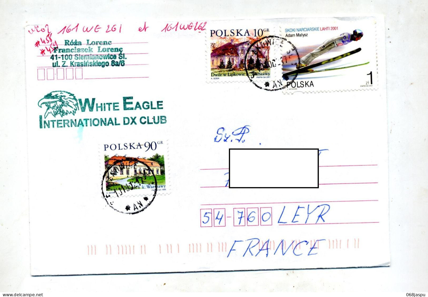 Lettre Cachet Sur Ski  Maison - Maschinenstempel (EMA)