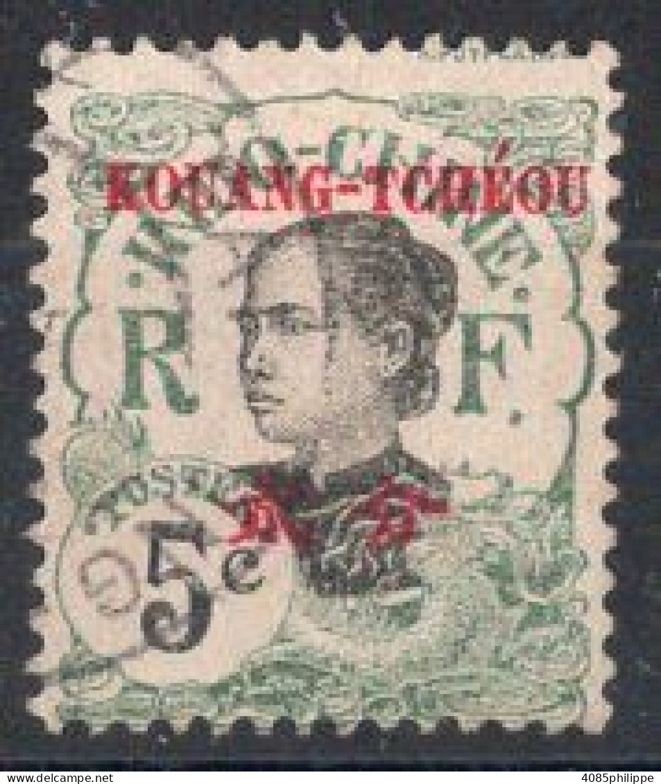 KOUANG TCHEOU Timbre-poste N°21 Oblitéré TB Cote 3€00 - Used Stamps