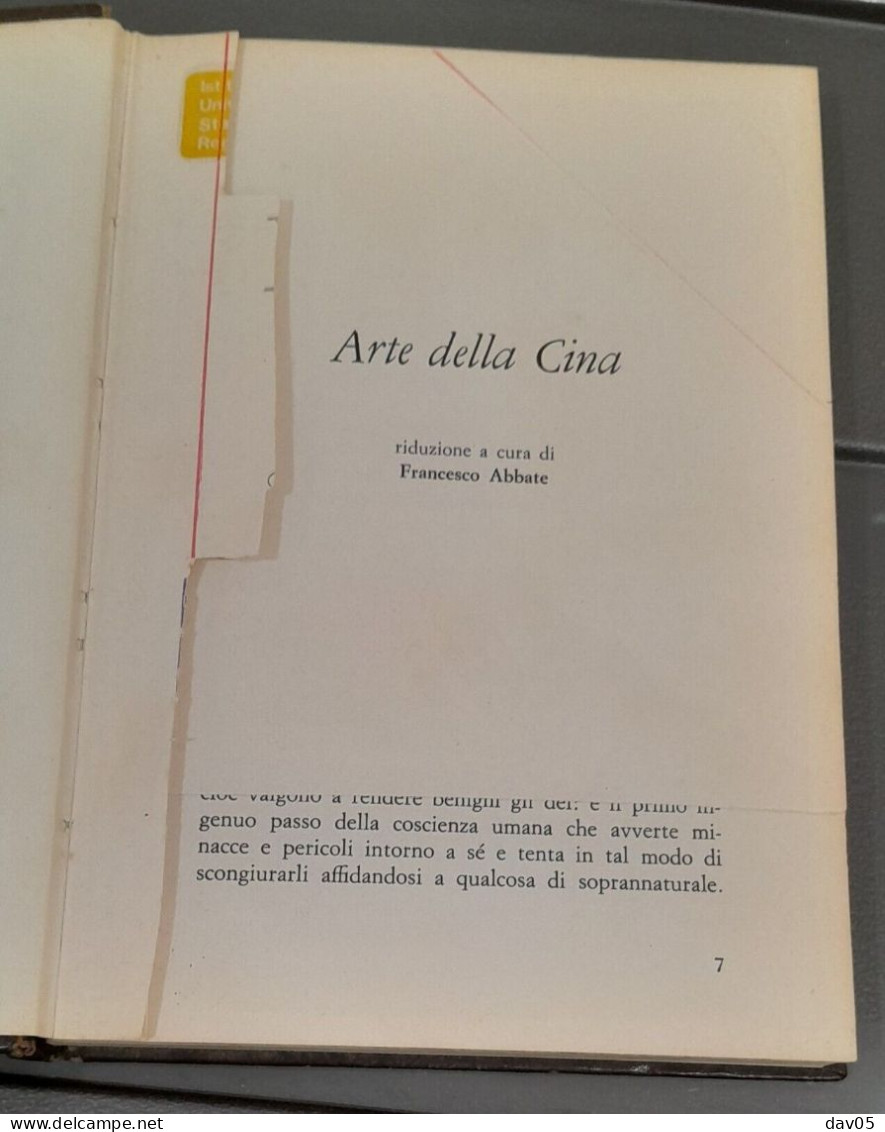 Storia Universale Dell'arte. Vol.6 Arte Della Cina - Fabbri 1966 - Kunst, Antiek
