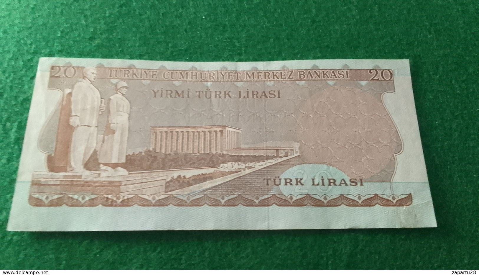 TÜRKİYE-6.EMİSYON -  SERİE  D57    20 TL.  UNC - Turquie