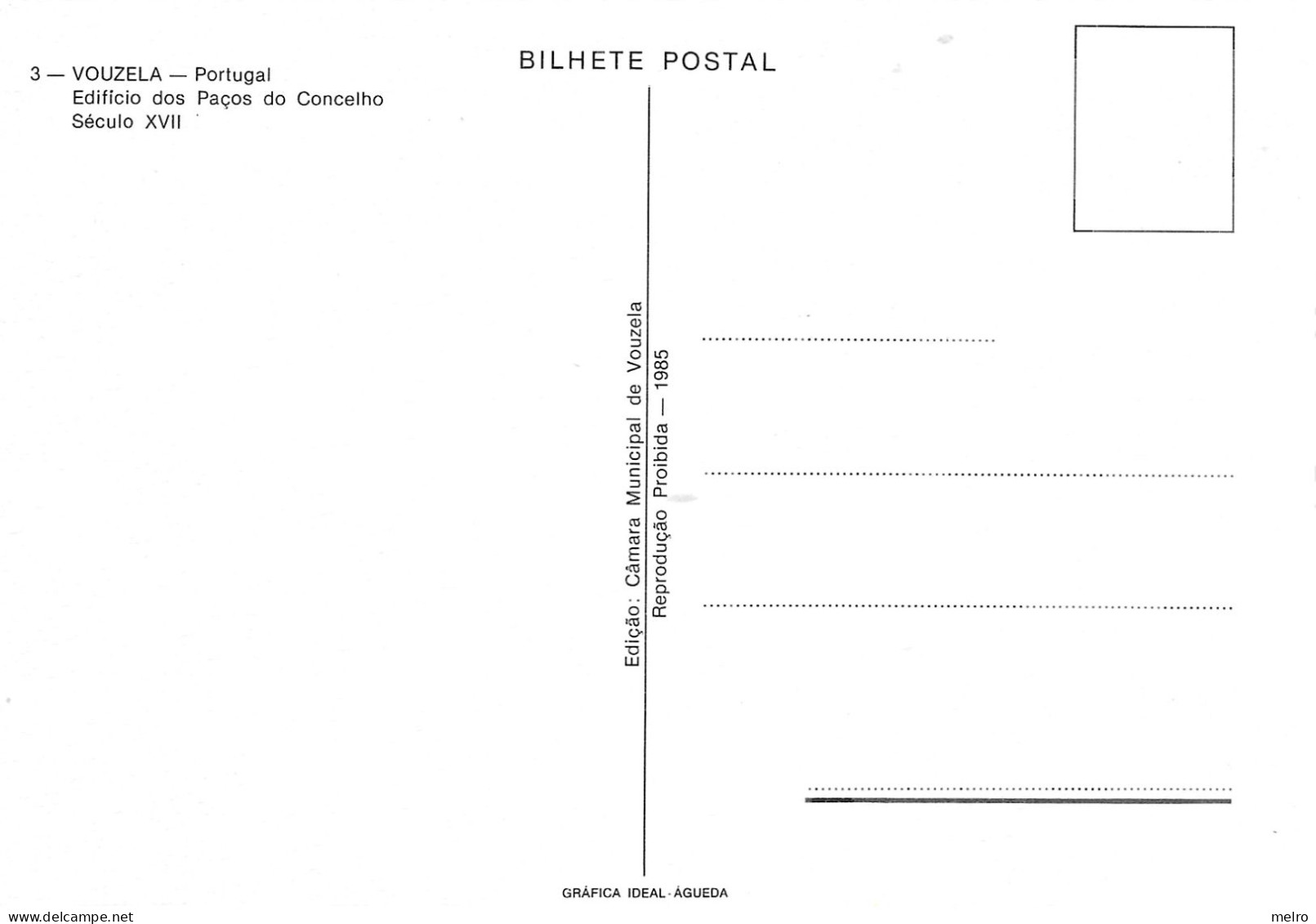 Portugal - Vouzela - Edíficio Dos Paços Do Concelho.(Sec.XVll). - Viseu