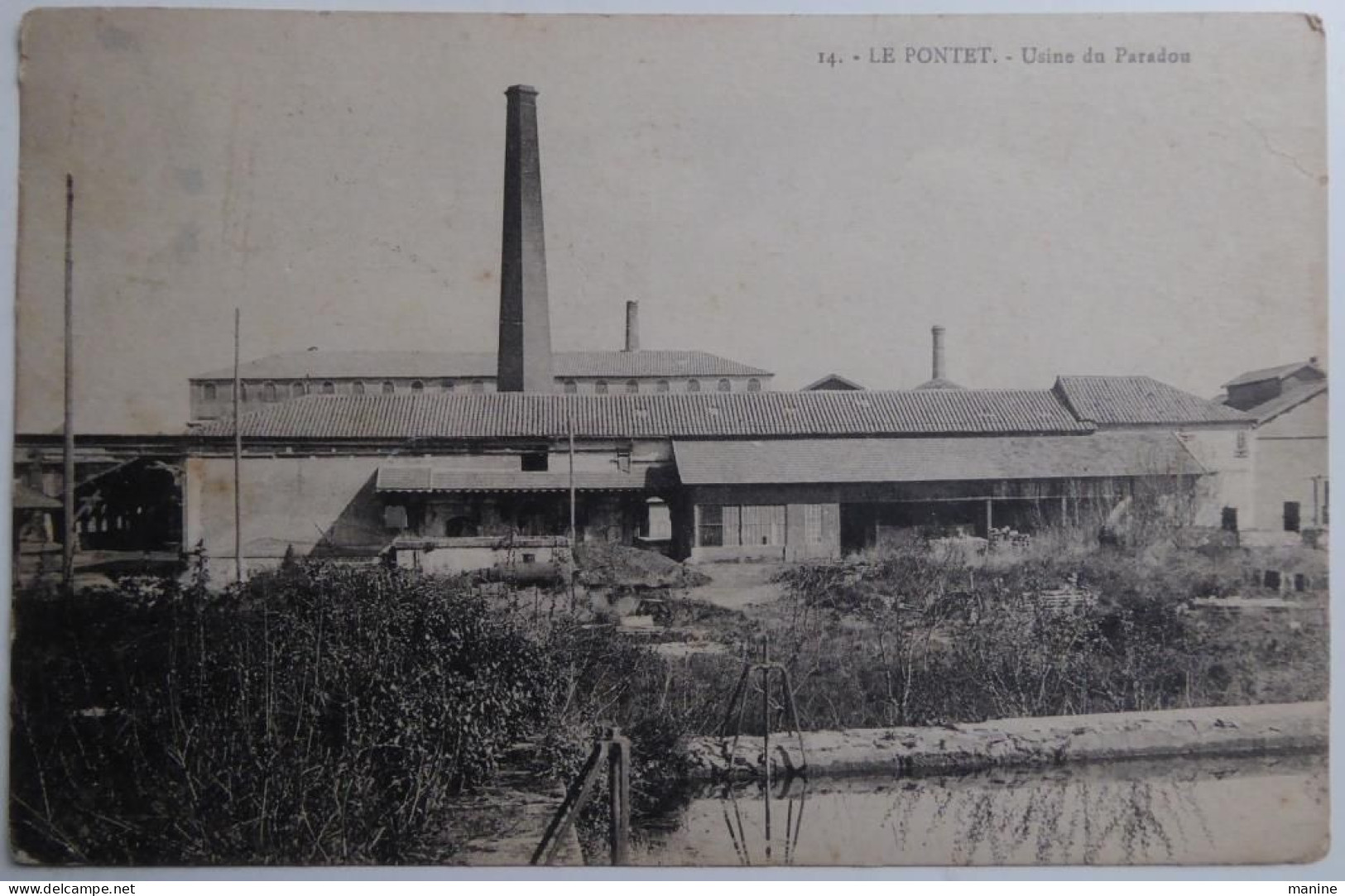 LE PONTET. - Usine Du Paradou - CPA 1932 - Le Pontet