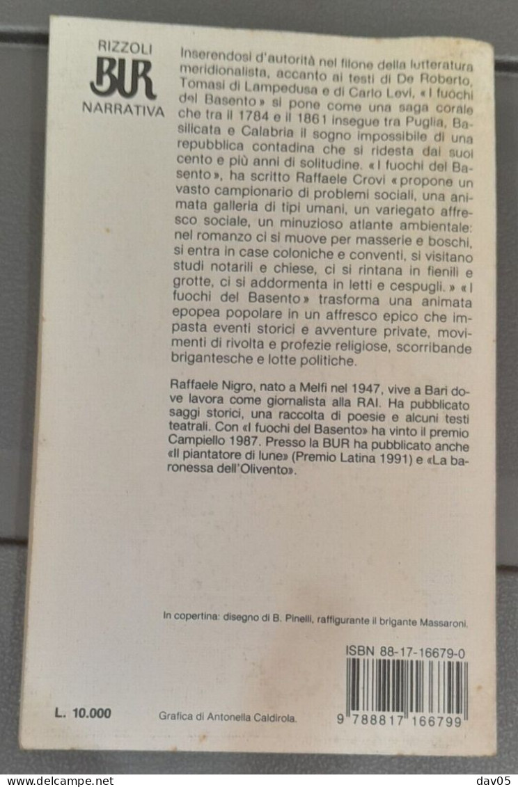 I Fuochi Del Basento - Raffaele Nigro 1993 - Azione E Avventura