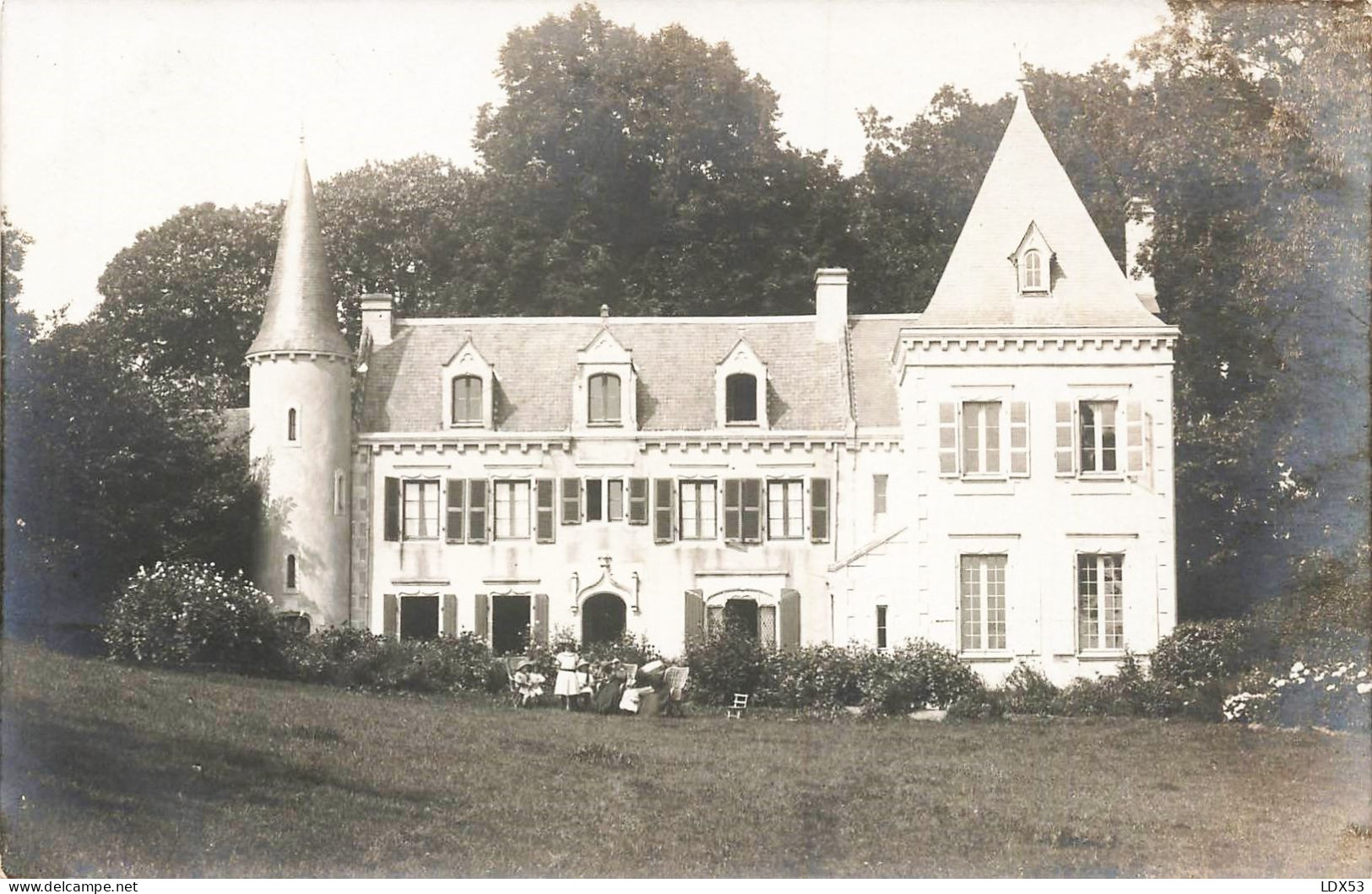 CARTE PHOTO De LANESTER - Le Mané - Château - VENTE DIRECTE X - Lanester