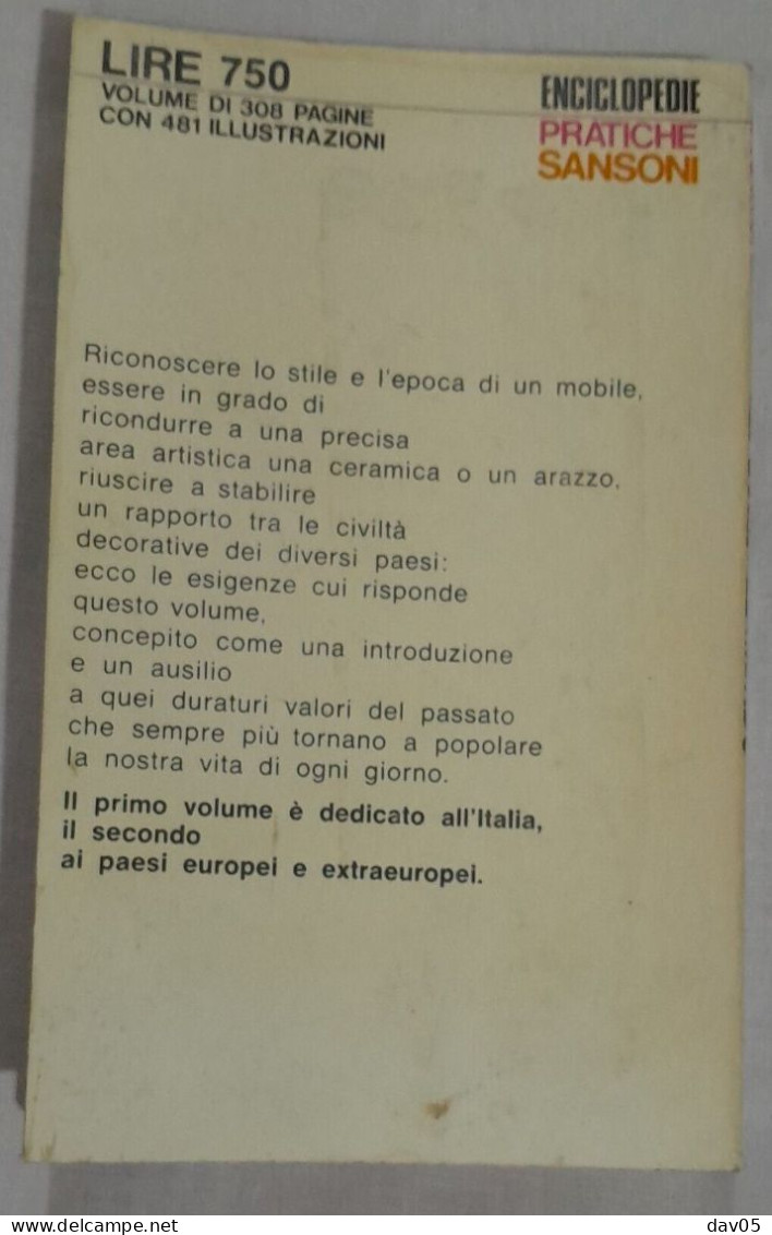 Gli Stili Nel Mondo AA.VV. Enciclopedie Pratiche Sansoni 1966 - Arts, Antiquity