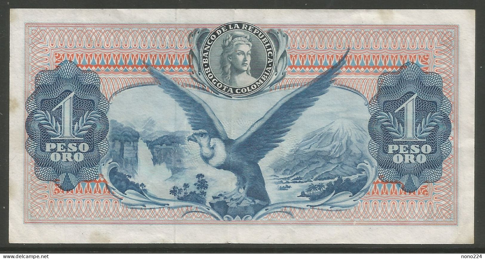 Billet De Colombie 1964 ( 1 Peso Oro Del Ano ) - Colombie