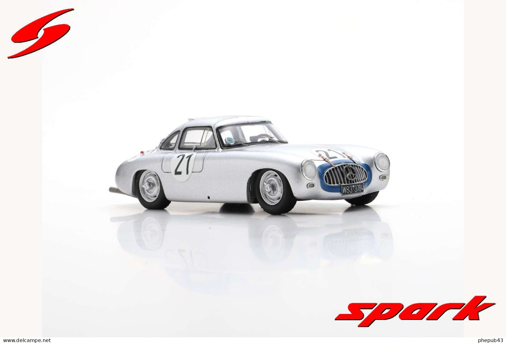 Mercedes-Benz 300 SL - 1st 24h Le Mans 1952 #21 - H. Lang/F. Riess - Spark - Spark