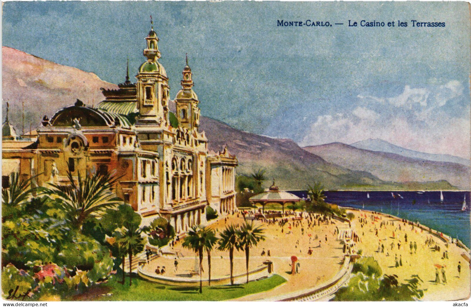 PC MONACO MONTE-CARLO LE CASINO ET LES TERRASSES (a46059) - Les Terrasses