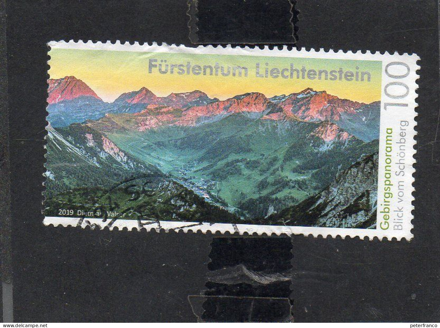 2019 Liechtenstein - Paesaggio Montano - Oblitérés