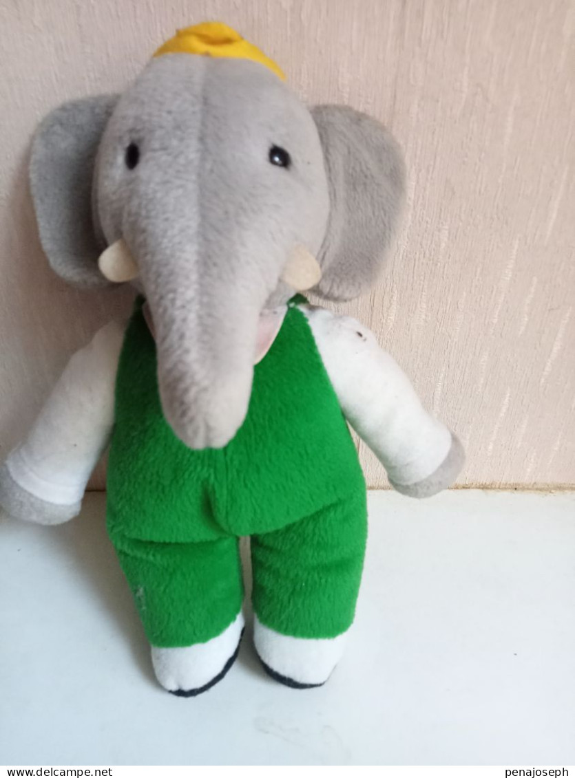 Peluche Babar Hauteur 22 Cm - Chandeliers, Candelabras & Candleholders