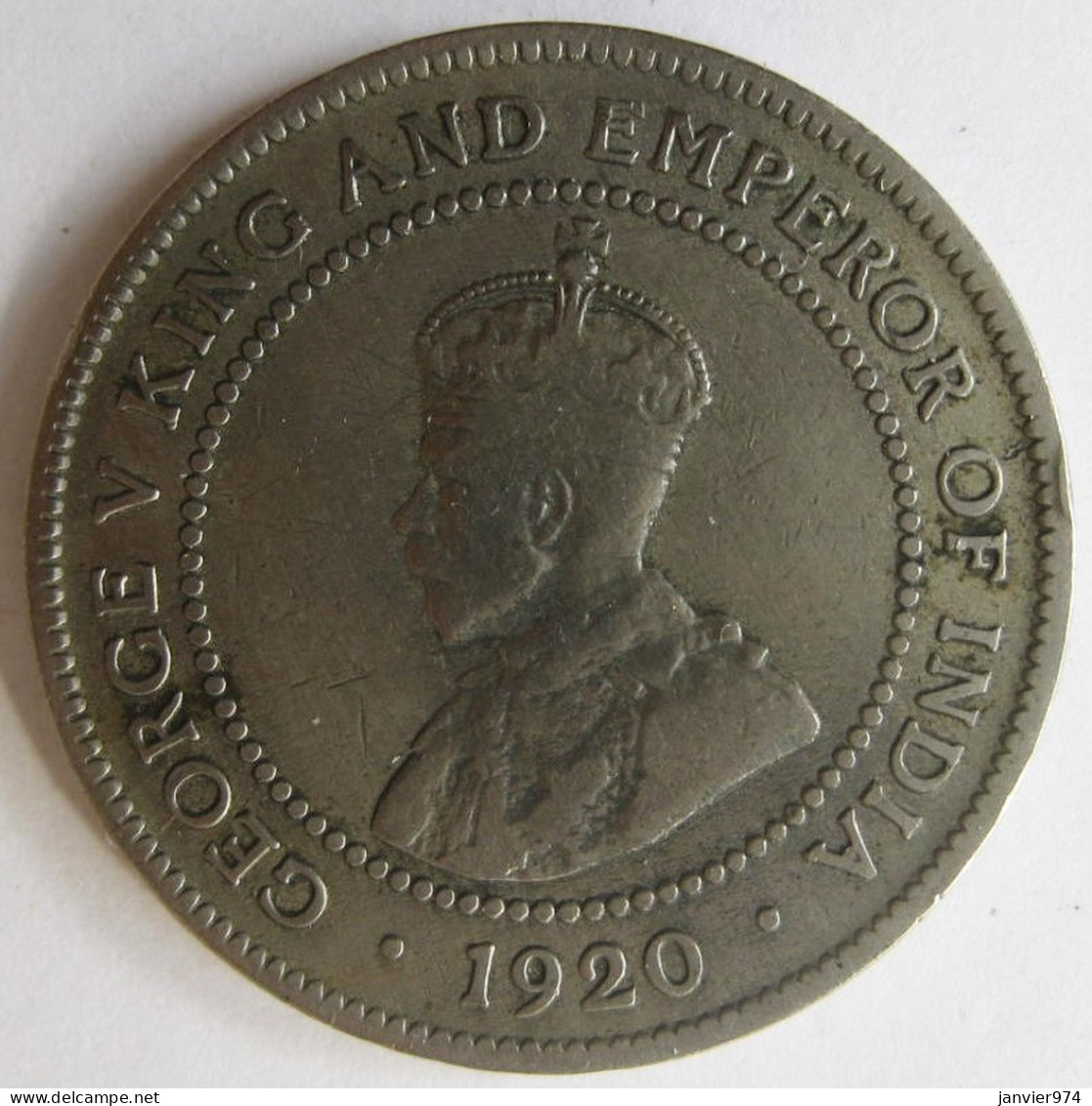 Jamaïque 1 Penny 1920 , George V , En Cupronickel, KM# 26 - Jamaica