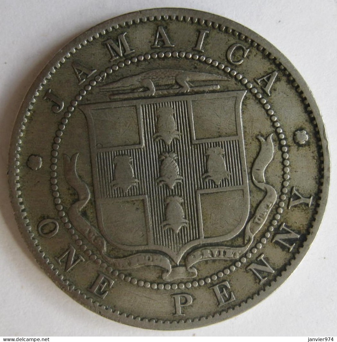 Jamaïque 1 Penny 1920 , George V , En Cupronickel, KM# 26 - Jamaica