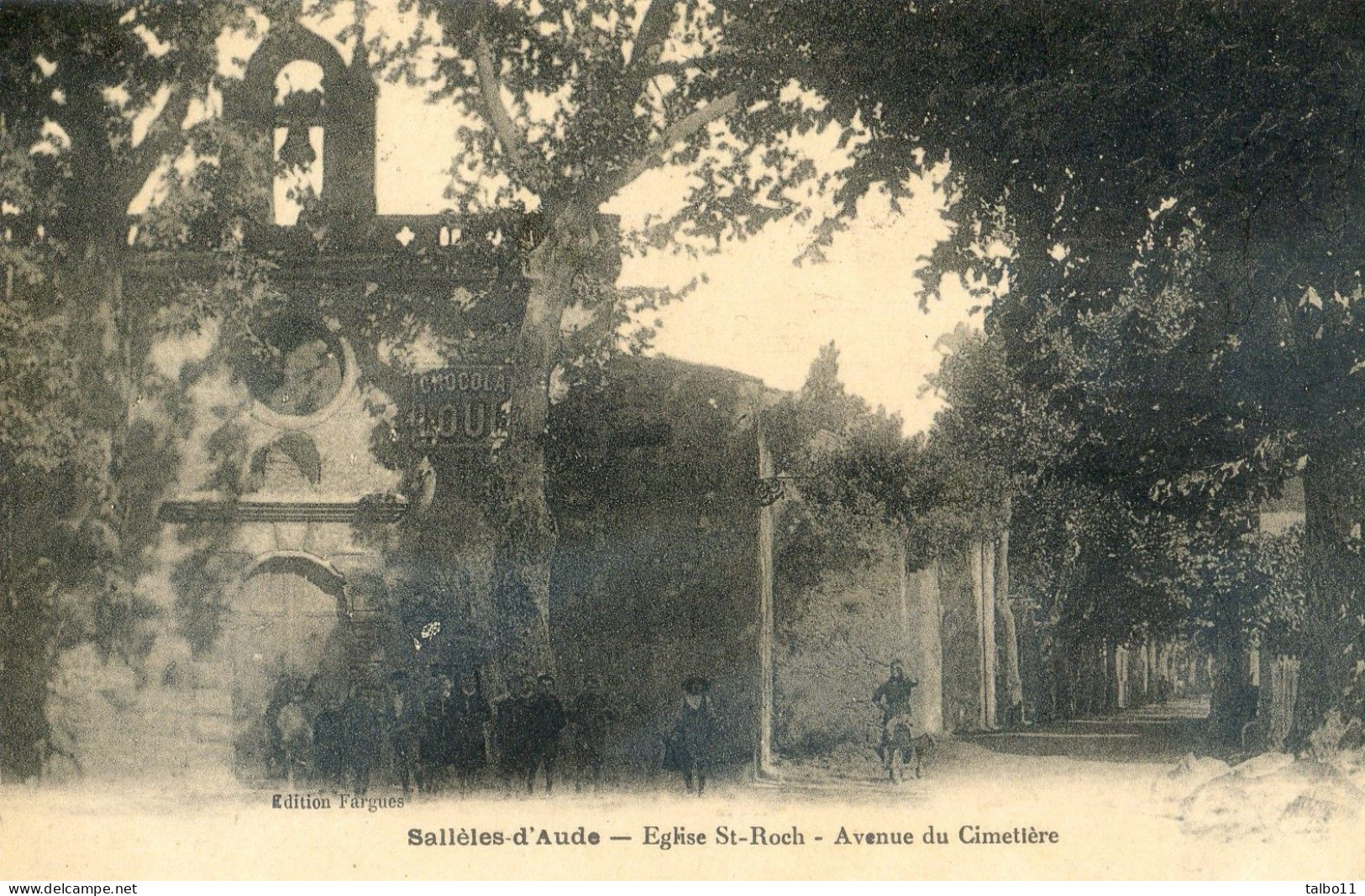 11 - Sallèles D'Aude - Eglise St Roch - Avenue Du Cimetière - Salleles D'Aude