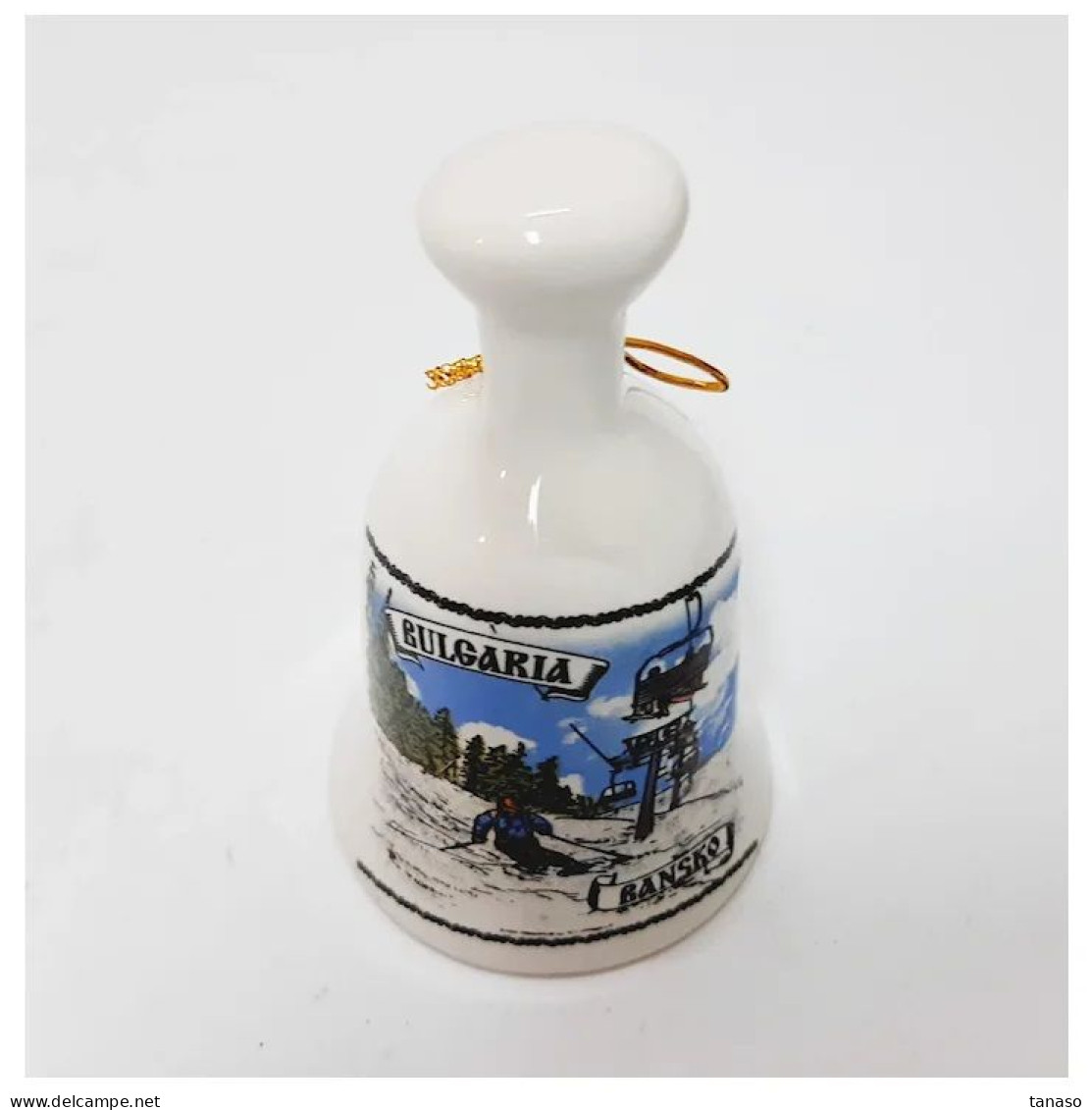 Vintage Decorative Porcelain Bell 4.2.28