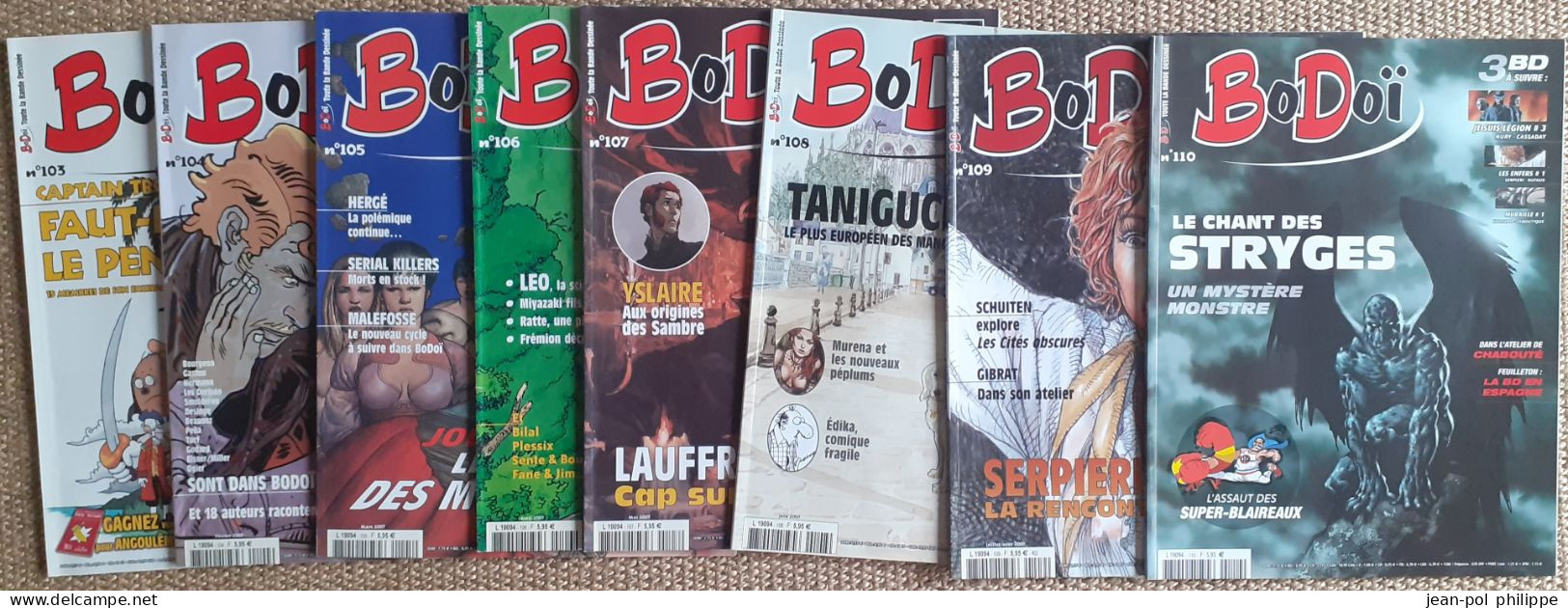 Magazines BD "Bodoï" Des N° 15 à 121 + Hors Séries - Bodoï