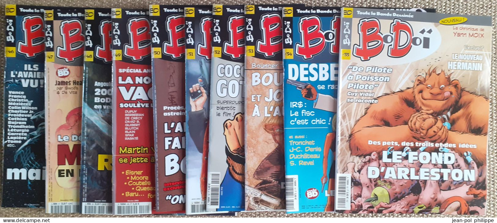 Magazines BD "Bodoï" Des N° 15 à 121 + Hors Séries - Bodoï