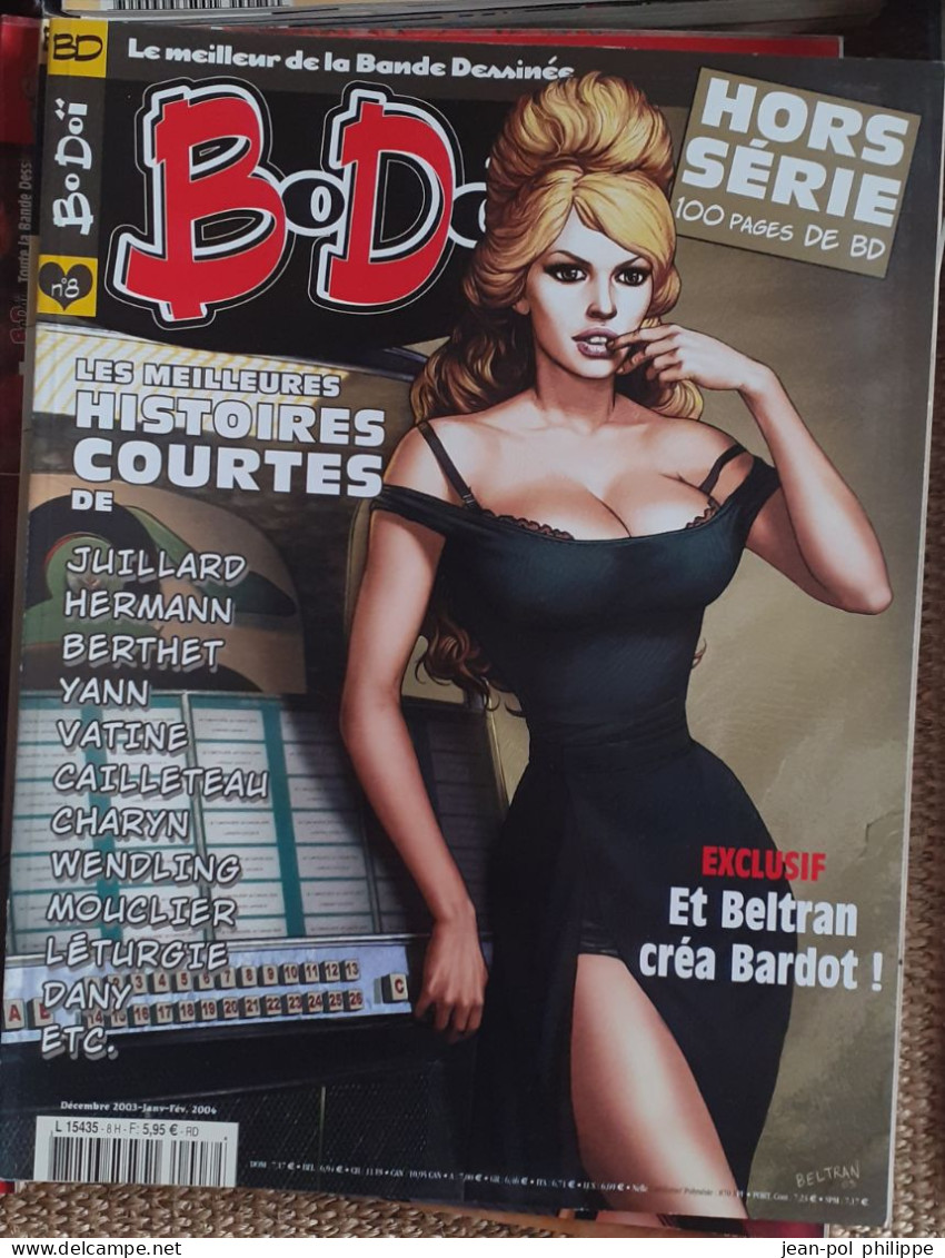 Magazines BD "Bodoï" des n° 15 à 121 + Hors séries