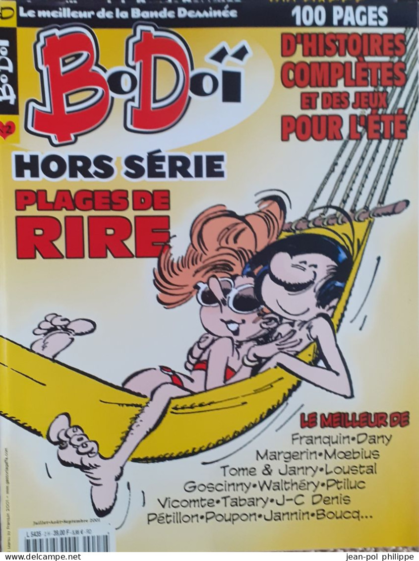 Magazines BD "Bodoï" des n° 15 à 121 + Hors séries