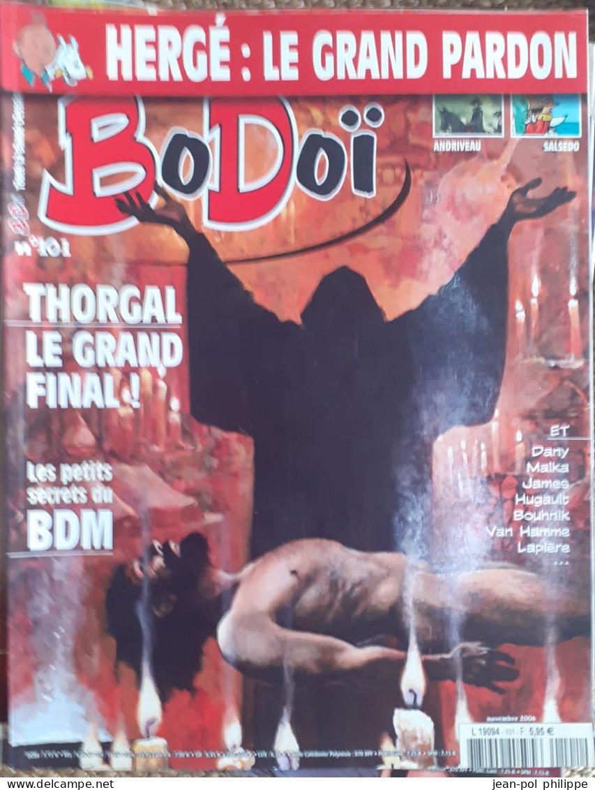 Magazines BD "Bodoï" des n° 15 à 121 + Hors séries