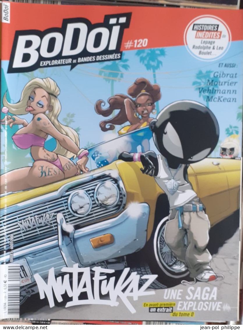 Magazines BD "Bodoï" des n° 15 à 121 + Hors séries