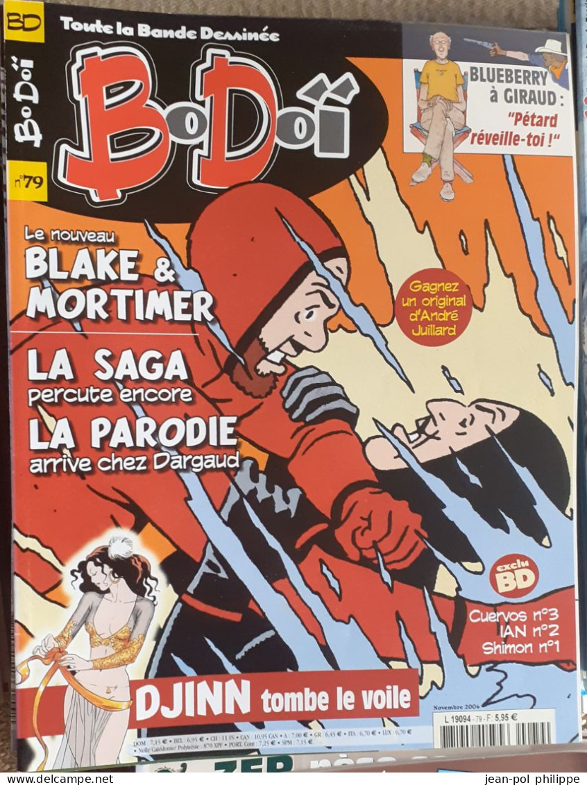 Magazines BD "Bodoï" des n° 15 à 121 + Hors séries