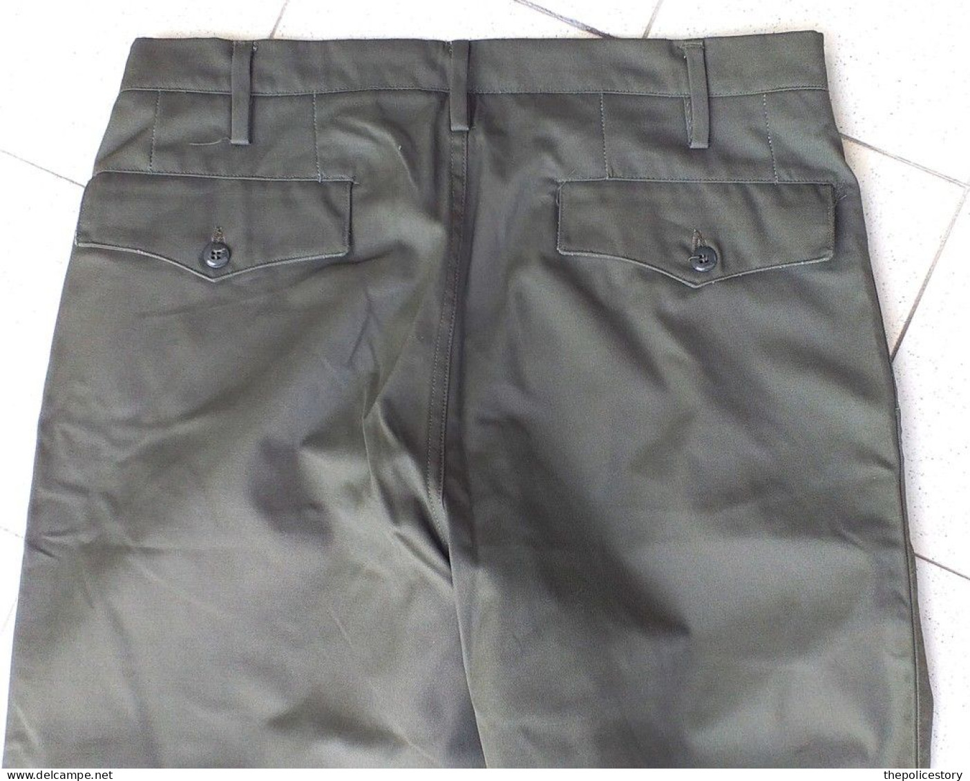 Giacca pantaloni mimetici verdi specifici GDF del 1981 etichettati mai usati