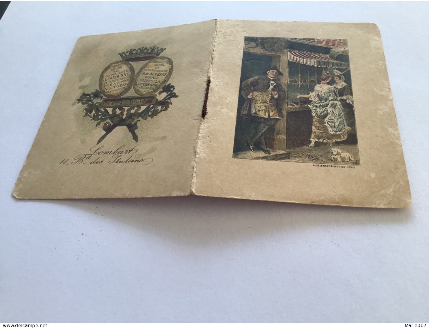 Mini Calendrier 1897 Chocolat Lombart - Tamaño Pequeño : ...-1900