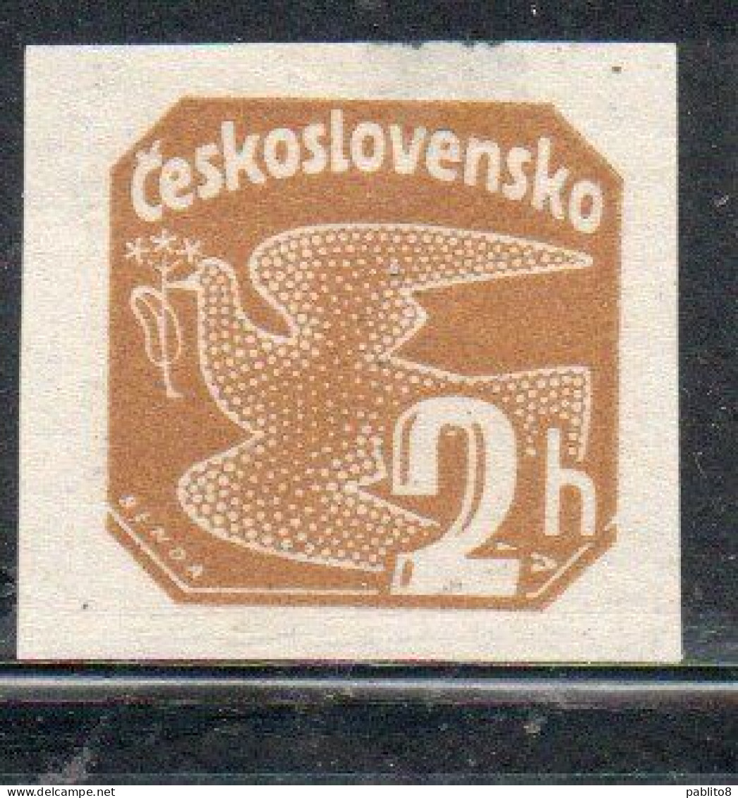 CZECH CECA CZECHOSLOVAKIA CESKA CECOSLOVACCHIA 1937 NEWSPAPER STAMP CARRIER PIGEON 2h MH - Newspaper Stamps