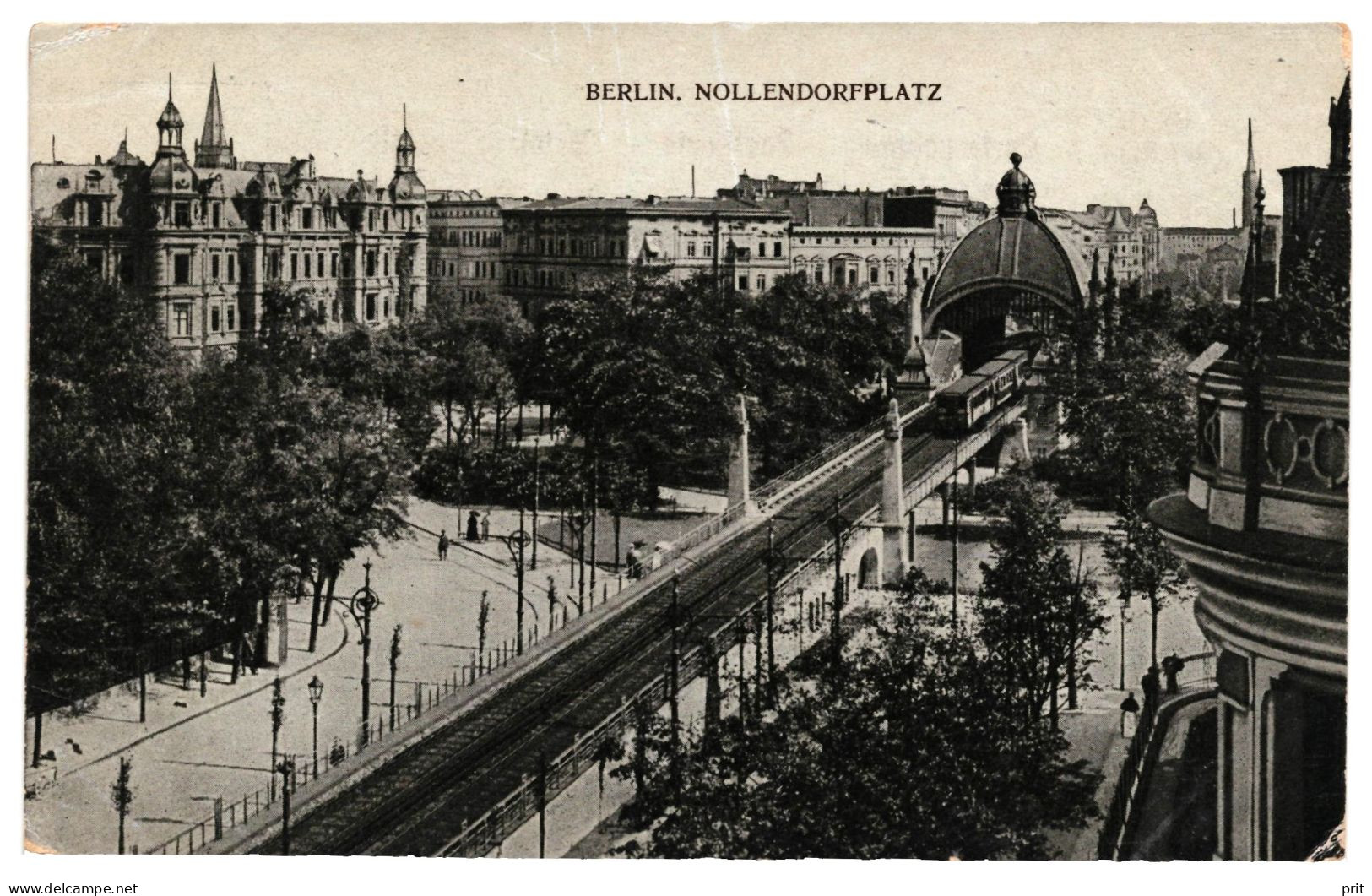 Hochbahn Nollendorfplatz Schöneberg Berlin U-Bahn 1900s Unused Glossy Lithograph Postcard - Schöneberg