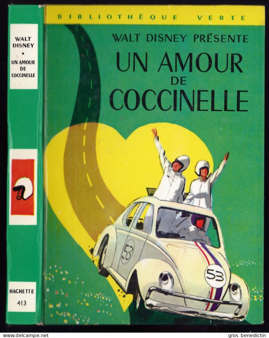 Hachette - Bibliothèque Verte N°413 - Studios Disney - "Un Amour De Coccinelle" - 1970 - #Ben&Vte&Disney - Biblioteca Verde