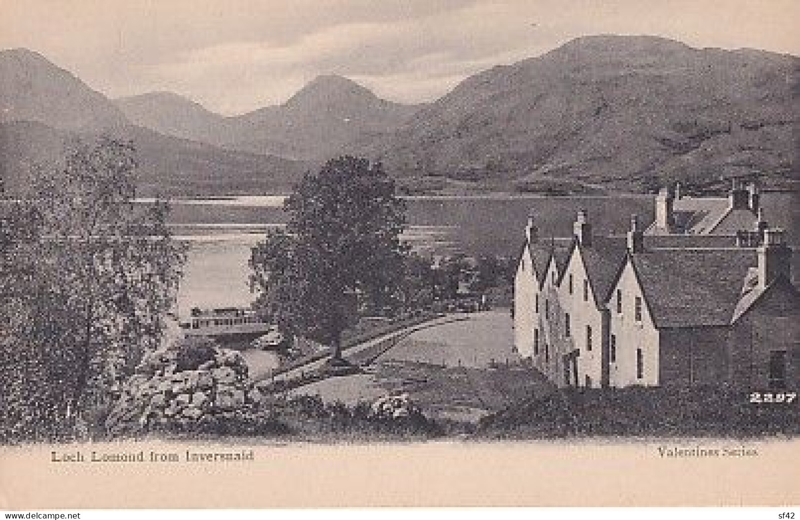 LOCH LOMOND FROM INVERSNAID - Dunbartonshire