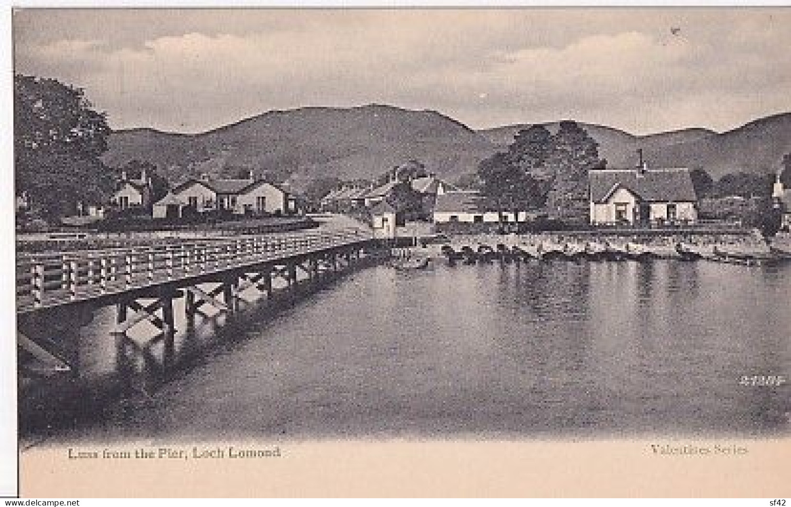 LUSS FROM THE PIER   LOCH LOMOND - Dunbartonshire