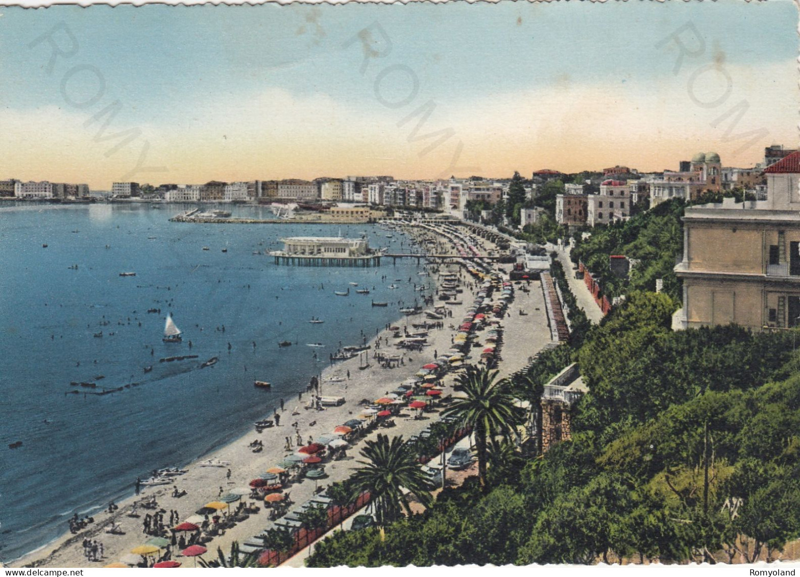 CARTOLINA  ANZIO,ROMA,LAZIO-RIVIERA DI LEVANTE-SPIAGGIA,MARE,SOLE,VACANZA,LUNGOMARE,BARCHE,BELLA ITALIA,NON VIAGGIATA - Mehransichten, Panoramakarten